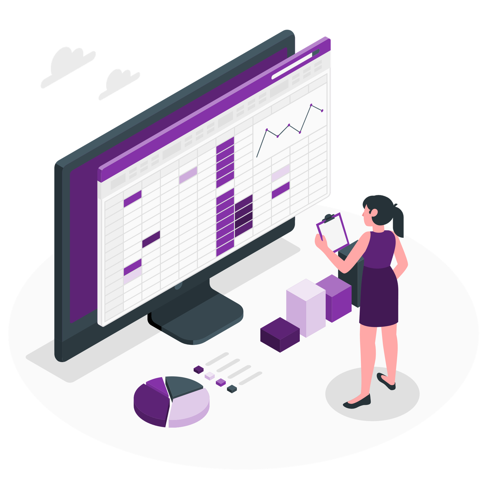 Sales Purchase Database Excel File