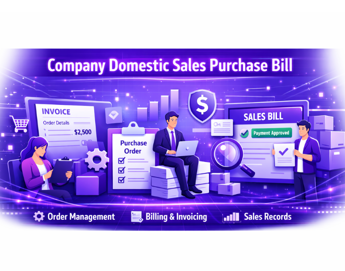 Company Domestic Sales Purchase Bill