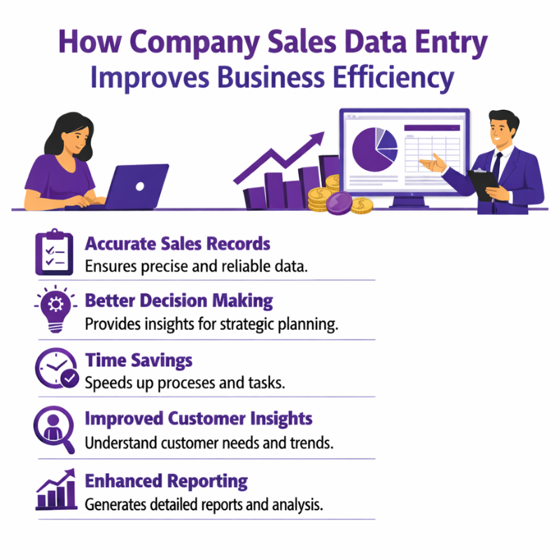 Company Sales Data Entry