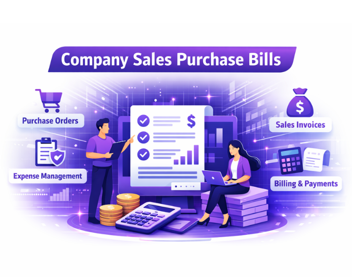 Company Sales Purchase Bills