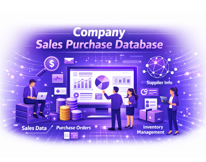 Company Sales Purchase Database