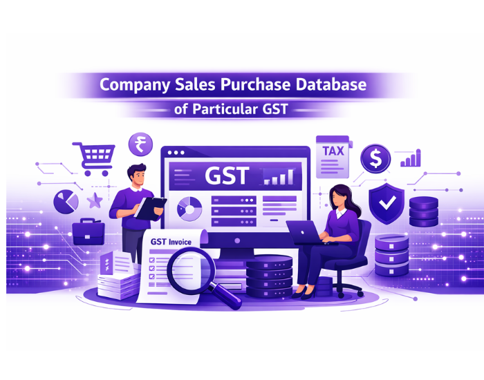 Company Sales Purchase Database of Particular Gst