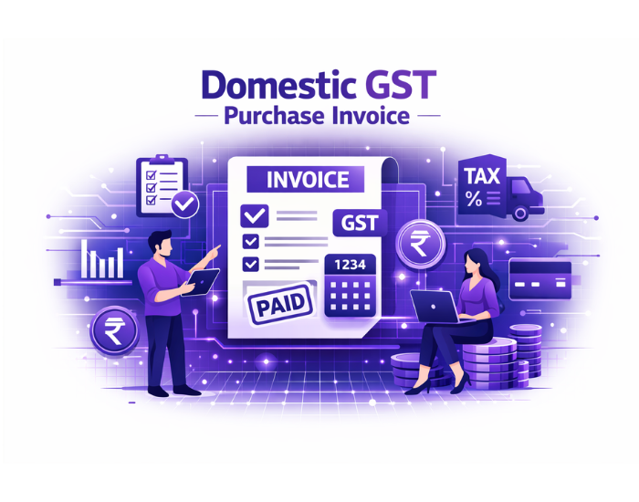 Domestic Gst Purchase Invoice