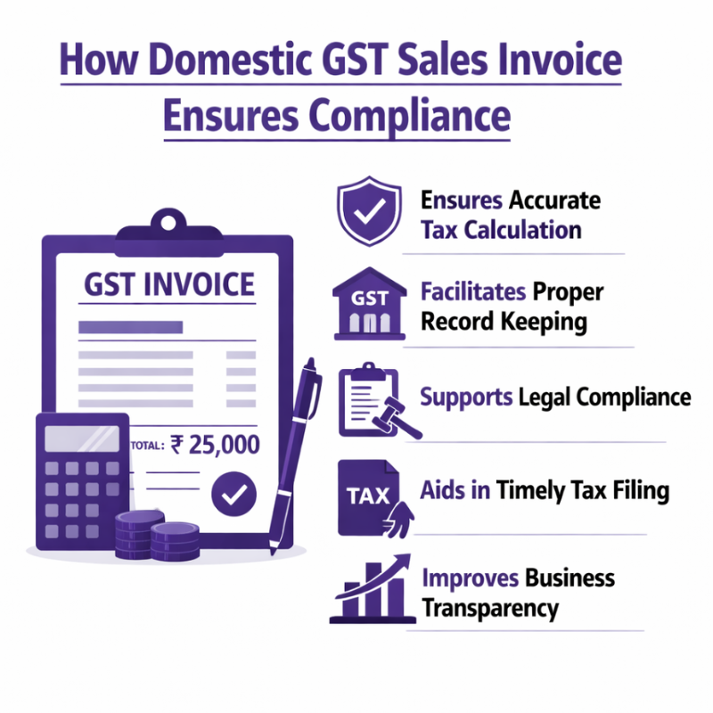 Domestic Gst Sales Invoice