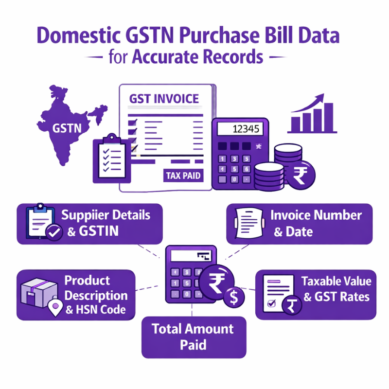 Domestic Gstn Purchase Bill