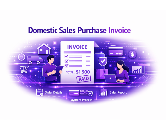 Domestic Sales Purchase Invoice