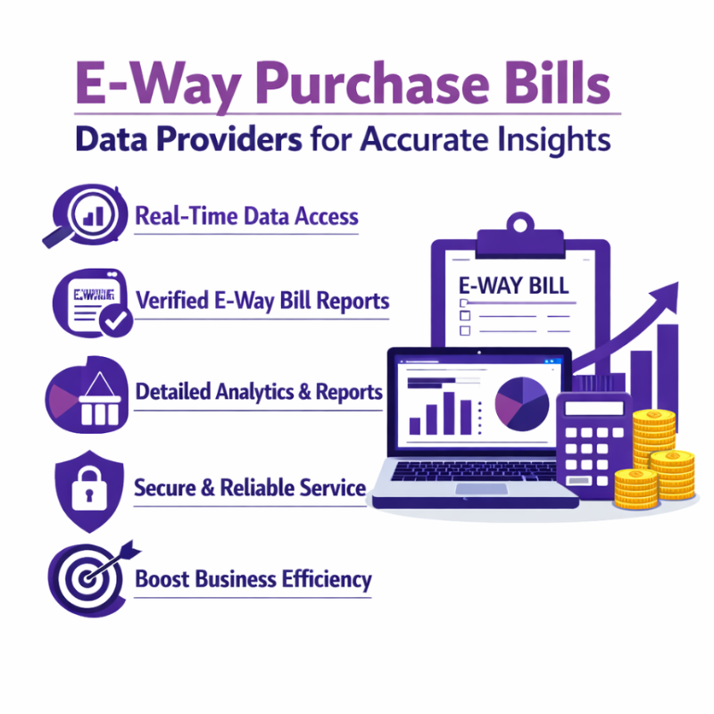E-way Purchase Bills Data Providers