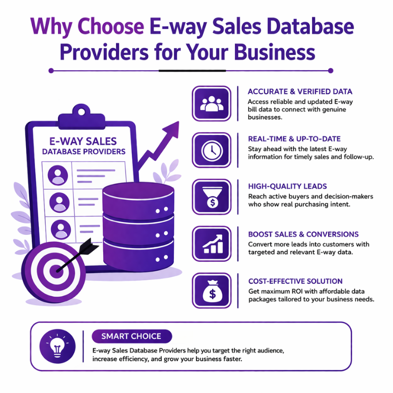 E-way Sales Database Providers