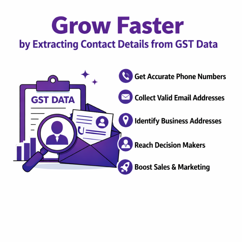 Extract Contact Details from GST Data