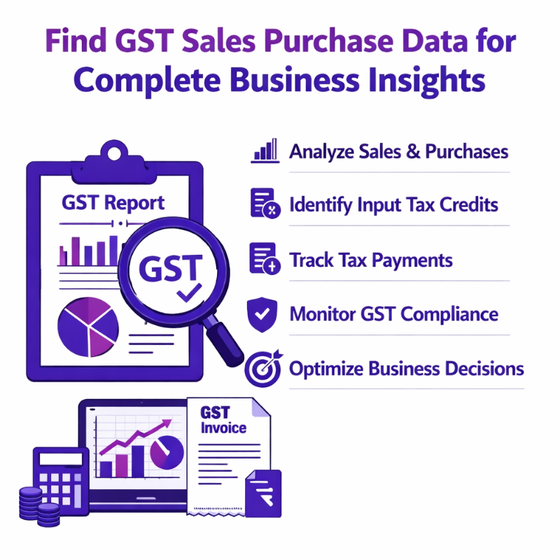 Find Gst Sales Purchase Data