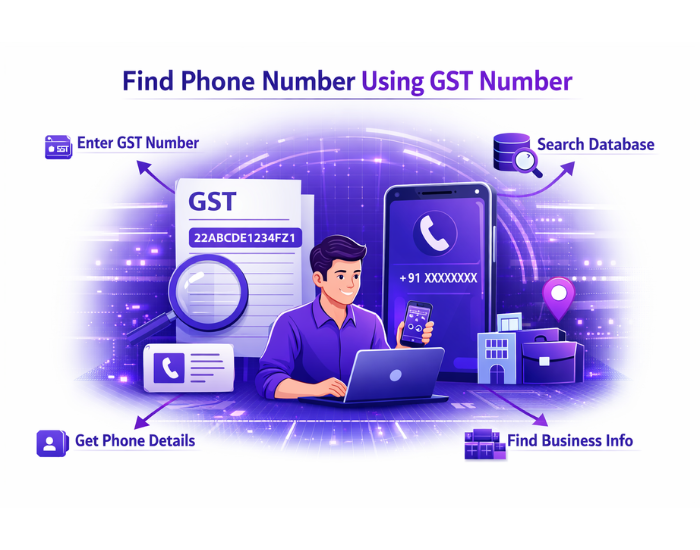 Find Phone Number Using GST Number