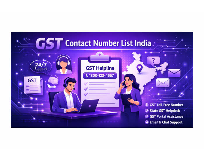 GST Contact Number List India