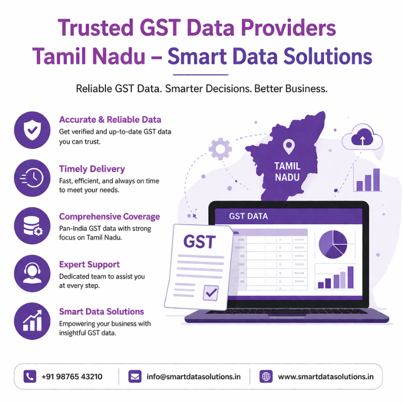 GST Data Providers Tamil Nadu