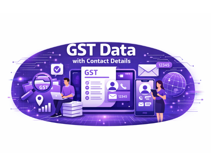 GST Data with Contact Details