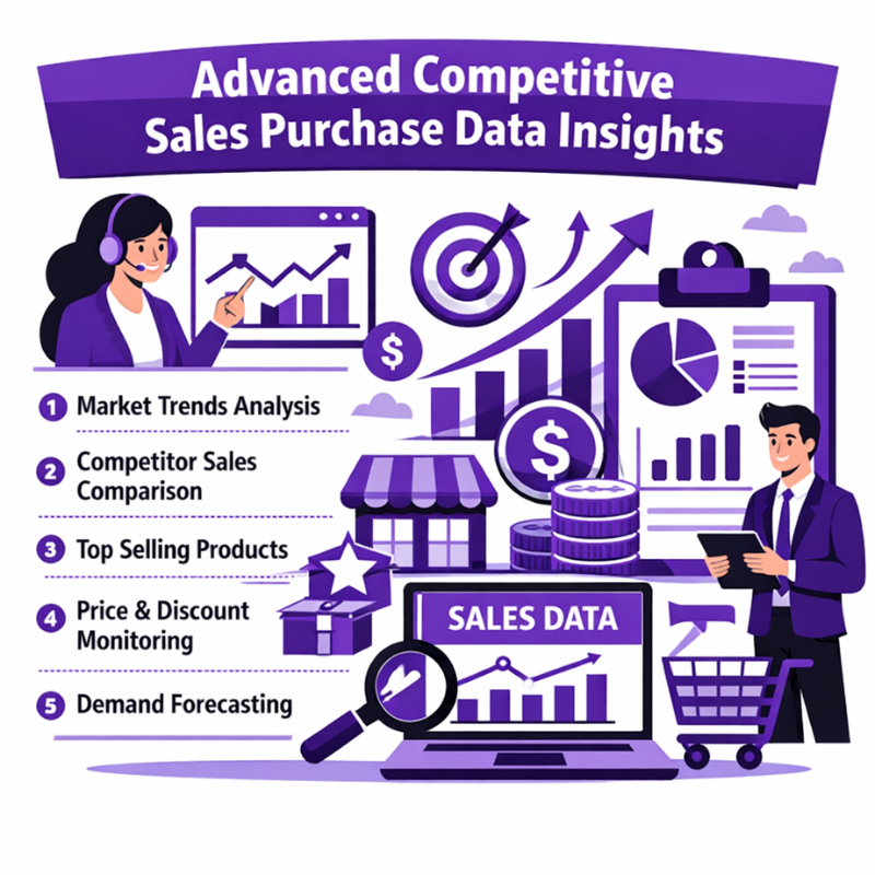 How to get Competitive sales purchase data