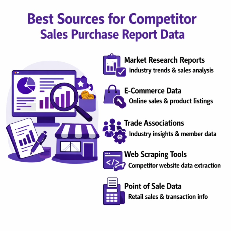 How to get Competitor sales purchase report