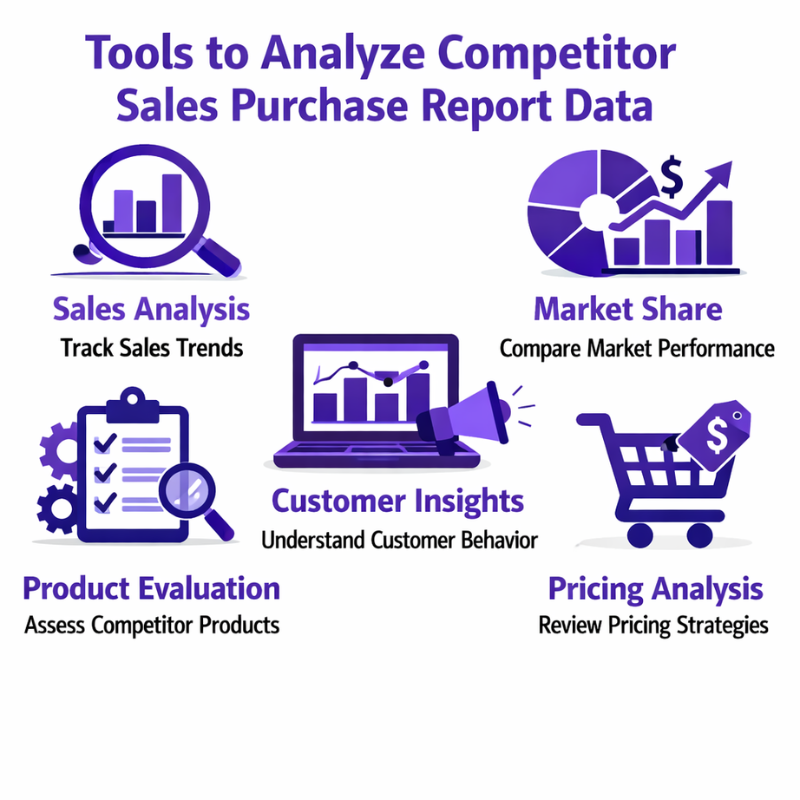 How to get Competitor sales purchase report