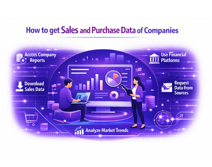 How to get Sales and purchase data of companies