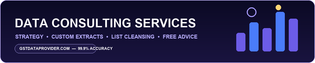 Data consulting services from GSTDataProvider